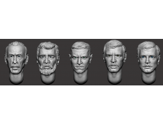 ARM356142 Hairy heads (set 31)