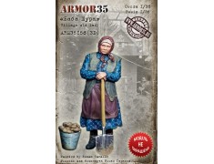 ARM35158(3D) Village old lady 