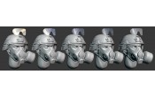 ARM356122 Russian soldiers in gas masks (No. 1), 3D printing