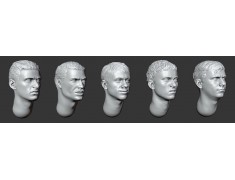 ARM356131 Hairy heads (set 28)
