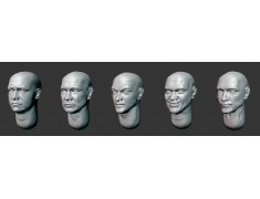 ARM356134 Bald heads (set 28)