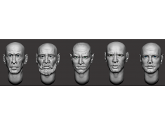 ARM356141 Bald heads (set 30)