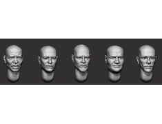 ARM356148 Bald heads (set 31)