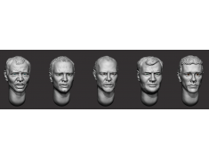 ARM356149 Hairy heads (set 32)