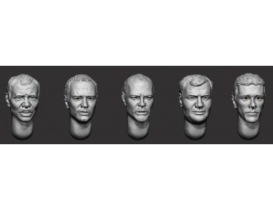 ARM356149 Hairy heads (set 32)