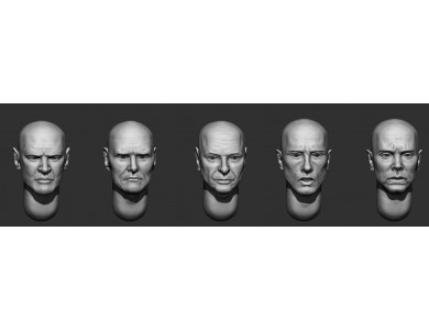ARM356154 Bald heads (set 33)