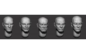 ARM356157 Bald heads (set 34)