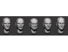 ARM356157 Bald heads (set 34)