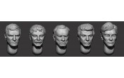 ARM356158 Hairy heads (set 35)