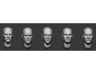 ARM356160 Bald heads (set 35)