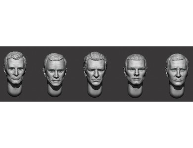 ARM356161 Hairy heads (set 36)