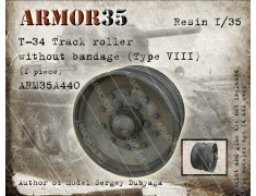 ARM35A440 T-34 Track roller without tire (type VIII),1 pc.