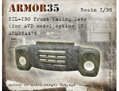 ARM35A475 ZIL-130 Front facing late (for AVD model) option (3). Resin 1/35