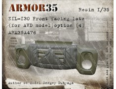 ARM35A476 ZIL-130 Front facing late (for AVD model) option (4). Resin 1/35