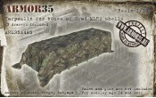 ARM35A485 Tarpaulin for boxes of Grad MLRS shells (3 drawers included)