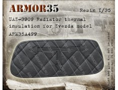ARM35A499 UAZ-3909 Radiator thermal insulation (for Zvezda model)