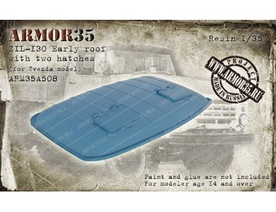 ARM35A508 ZIL-130 Early roof with two hatches (for the Zvezda model)
