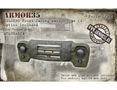 ARM35A514 ZIL-130 Front facing early .Type (2) Optics included (for Zvezda model)