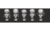 ARM356147 Women's heads in baseball caps