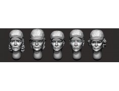 ARM356147 Women's heads in baseball caps