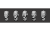 ARM356138 Bald heads (set 29)