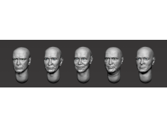 ARM356138 Bald heads (set 29)