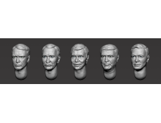 ARM356139 Hairy heads (set 30)