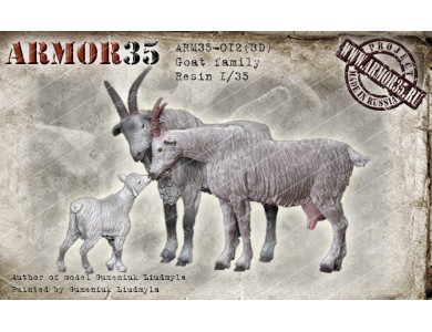 ARM35-012(3D) Goat family