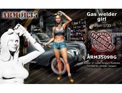 ARM3509BG Gaz welder girl