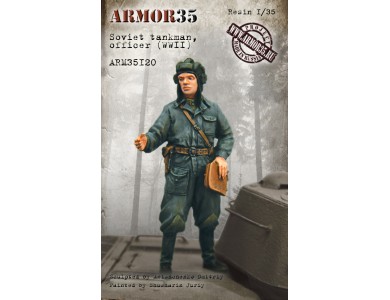 ARM35120 Soviet tankman, officer WWII
