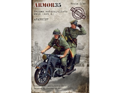ARM35127 German motorcyclists WWII, (Set I)