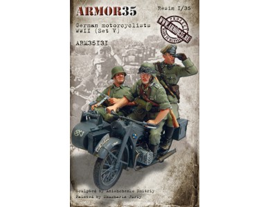 ARM35131 German motorcyclists WWII, (Set V)